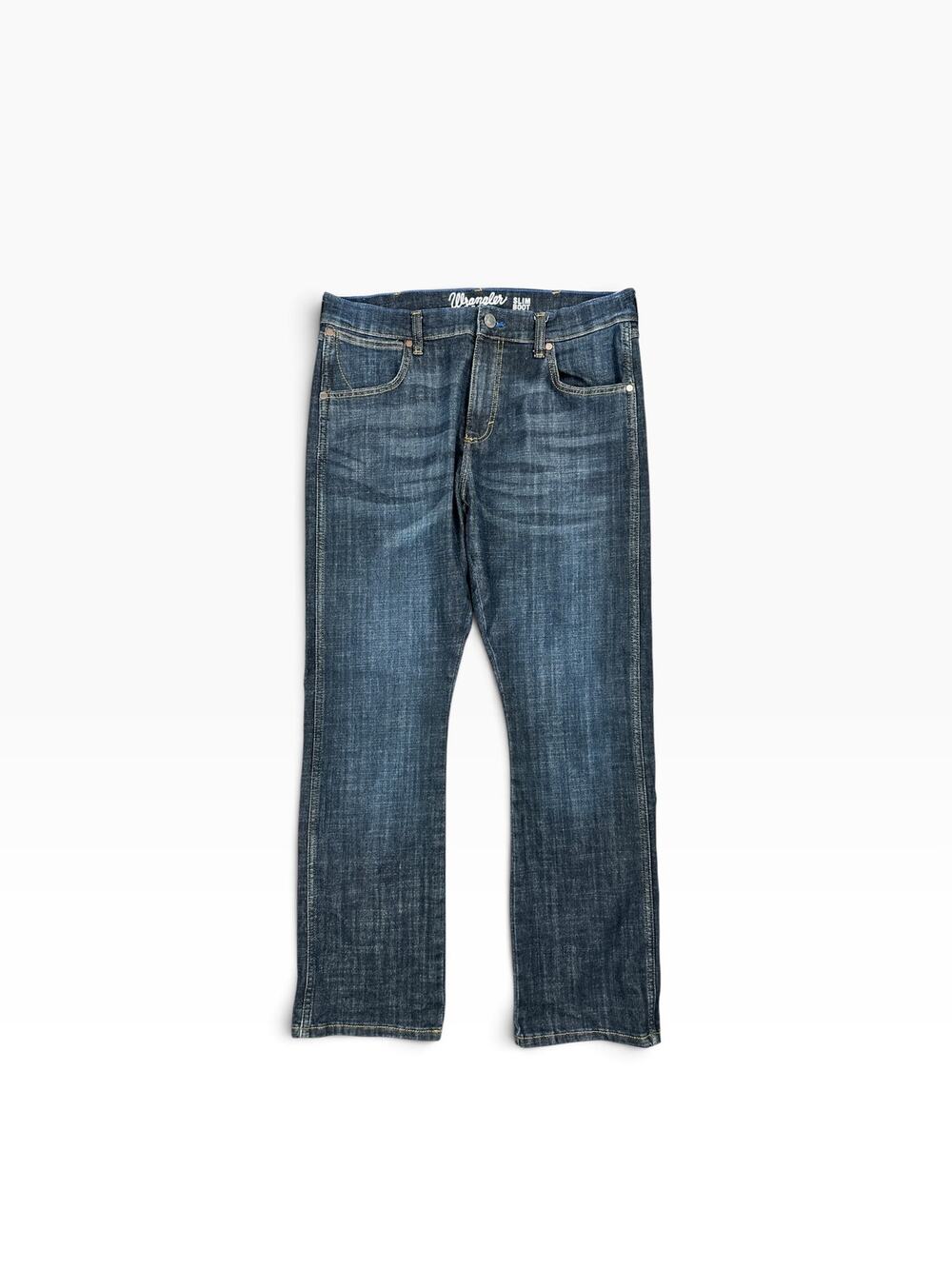 Wrangler RETRO Slim Bootcut Jeans Blue — Size 33x32